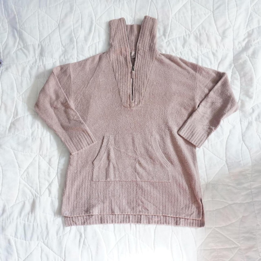 Barefoot Dreams Blush Turtleneck Sweater